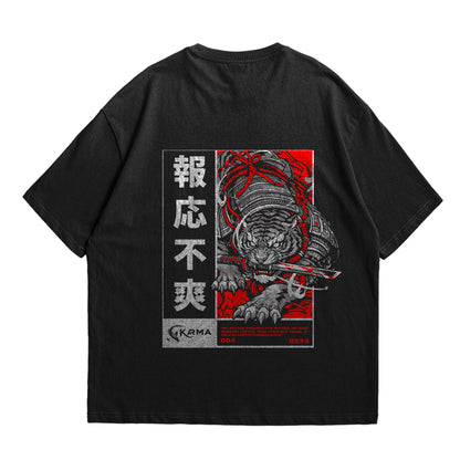 Samurai Tiger Oversized T-Shirt