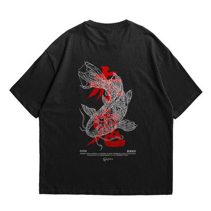 Koi Fish Oversized T-Shirts