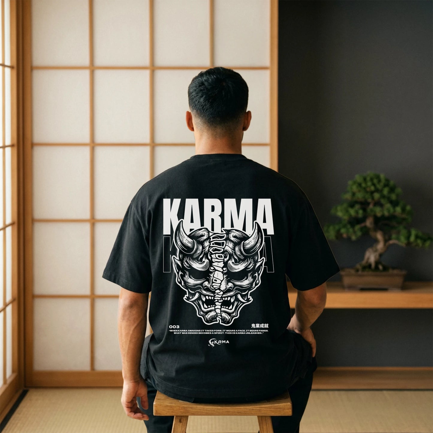 Karma Unleashed Oversized T-Shirt