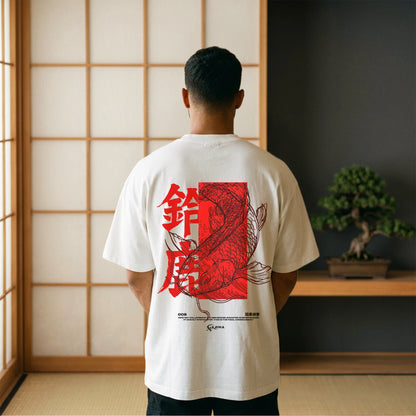Koi Sketch Oversized T-Shirt